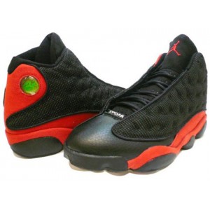 Jordan 13 noir et rouge chaussures basket