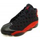 Jordan 13 noir et rouge chaussures basket