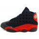 Jordan 13 noir et rouge chaussures basket