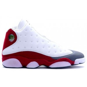 Air Jordan 13 Retro blanc team rouge flint grise