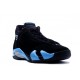 Basket chaussures air jordan 14 Noir University Bleu metallic argent