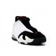 Des chaussure Air Jordan 14 blanc noir rouge
