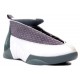 Chaussure Jordan 15 retro Flint Grey blanc 