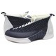 acheter jordan retro 15 obsidian et blanc