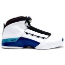 Air Jordan 17 Blanc college Bleu noir