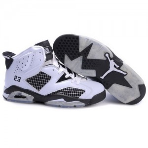 Jordan 6 neuf blanc noir grid avec 23