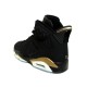 air jordan 6 retro black et or metallic argnet