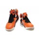 chaussure air jordan spizike orange noir