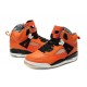 chaussure air jordan spizike orange noir