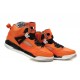 chaussure air jordan spizike orange noir