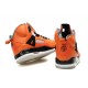 chaussure air jordan spizike orange noir