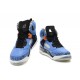 Chaussures Jordan Spizike Bleu Ribbon Orange Flash noir