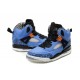 Chaussures Jordan Spizike Bleu Ribbon Orange Flash noir