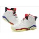 air jordan 6 olympic glow in the dark blanc rouge bleu