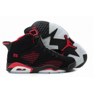 commander des jordan 6 noir rouge pour femme