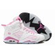 les jordan 6 pour fille blanc rose