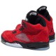 Air Jordan 5 Raging Bull Pack rouge daim