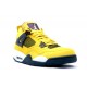 Air Jordan Retro 4 tour jaune bleu foncé