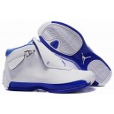 Basket Jordan 18 blanc bleu femme