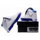 Basket Jordan 18 blanc bleu femme