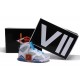 Nike Air Jordan 7 (VII) Retro femme blanc grise bleu violet