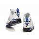 Air Jordan 7 pour femme blanc grise noir bleu