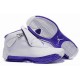 Chaussure air jordan 18 femme blanc violet