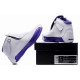 Chaussure air jordan 18 femme blanc violet