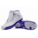 Chaussure air jordan 18 femme blanc violet