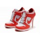 Talon nike féminin rouge blanc