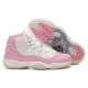 Air Jordan 11 pour femme blanc rose clair