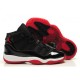 les jordan 11 femme noir rouge