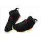 jordan glow dark noir rouge pour femme