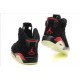 jordan glow dark noir rouge pour femme