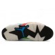 Air Jordan 6 filles Olympic blanc rouge bleu