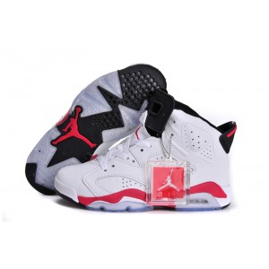 air jordan 6 femme blanc rouge