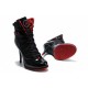 jordan talon pour femme noir rouge