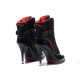 jordan a talon pour femme noir jaune rouge