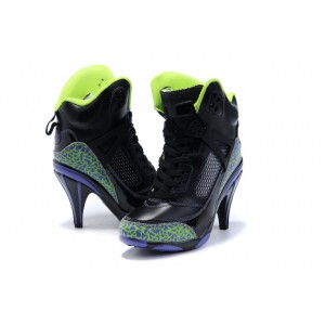 air jordan 3.5 talon noir vert violet bottes 