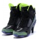 air jordan 3.5 talon noir vert violet bottes 