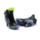 air jordan 3.5 talon noir vert violet bottes 