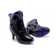 jordan a talon femme noir violet