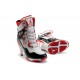 jordan 4 talon pour femme blanc rouge noir