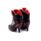 jordan 5 a talon femme noir rouge