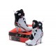 botte jordan 8 talon haut noir blanc rouge