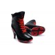 jordan 9 femme a talon noir rouge pas cher