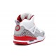 Air Jordan 3.5 Spizike blanc rouge fire grise