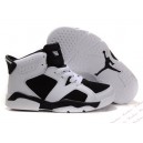 Air Jordan 6 pour enfant oreo blanc noir