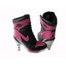 chaussure femme talon jordan 1 noir rose