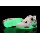 chaussure air jordan 4 blanc grise glow